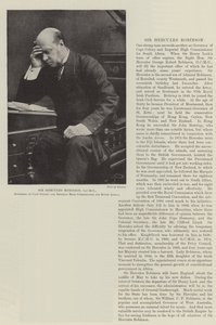 Sir Hercules Robinson, GCMG, guvernör i Kapkolonin och kejserliga högkommissarie för Sydafrika av English Photographer