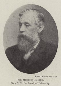 Sir Michael Foster, ny MP för London University av English Photographer