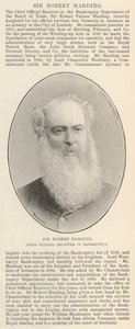 Sir Robert Harding, chefsofficer i konkurs av English Photographer