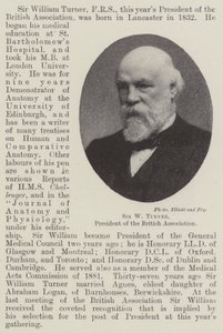 Sir W Turner, ordförande för British Association av English Photographer