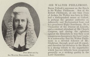 Sir Walter Phillimore, baronet av English Photographer