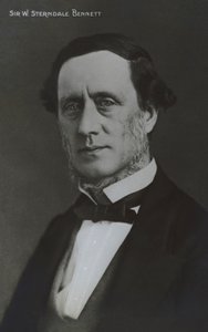 Sir William Sterndale Bennett, engelsk kompositör, dirigent och pianist (s/v foto) av English Photographer