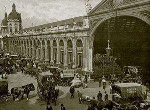 Smithfield Market, London: Early Morning (s/v foto) av English Photographer