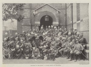 Soldiers of the Queen, en jubileumsgrupp av kolonialer av English Photographer