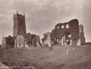 Southwold: Walberswick Church (s/v foto) av English Photographer