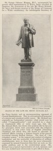 Staty av framlidne Henry Richard, MP av English Photographer