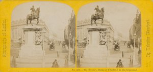 Stereoskopisk bild av Charing Cross av English Photographer