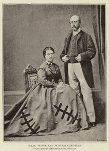 T R H Prins och Prinsessan Christian av English Photographer
