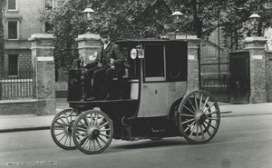 Taxibilar - Elektriska, 1897-1900 av English Photographer