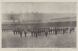 The 67th Company Imperial Yeomanry, Lord Dunravens Sharpshooters, går söderut av English Photographer