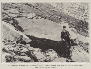 Det påstådda mordet på Isle of Arran, plats där turistrosens kropp hittades på Goatfell av English Photographer