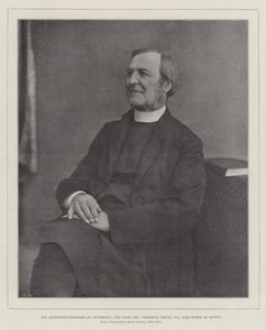 Ärkebiskopen av Canterbury, höger pastor Frederick Temple, DD, Lord Bishop of London av English Photographer