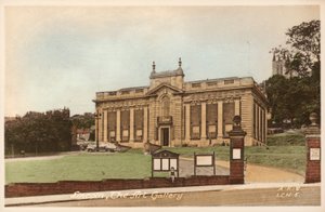 The Art Gallery, Lincoln, Lincolnshire (färgat foto) av English Photographer