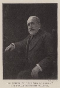 Författaren till The Web of Empire, Sir Donald Mackenzie Wallace av English Photographer