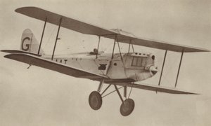 Avro "Avian" (svartvitt foto) av English Photographer
