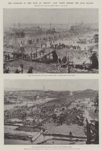 The Barrage of the Nile at Assiout, Sista vyerna före Nilens översvämningar av English Photographer