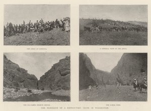 Blockaden av en eldfast stam i Waziristan av English Photographer