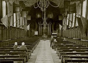 The Chapel, Chelsea Hospital (s/v foto) av English Photographer