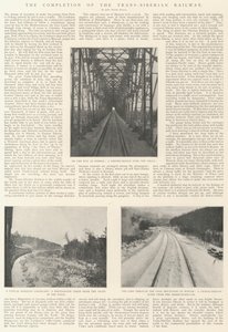 Slutförandet av den transsibiriska järnvägen av English Photographer