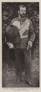 Tsaren Nicholas II i de skotska grånas uniform av English Photographer
