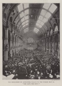 Invigningen av Alexandra Palace till allmänheten, 18 maj, Gud rädda kungen! av English Photographer
