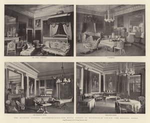Diamond Jubilee, boende för kungliga gäster på Buckingham Palace, Belgian Rooms av English Photographer