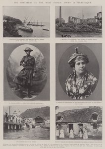 Katastroferna i Västindien, vyer på Martinique av English Photographer