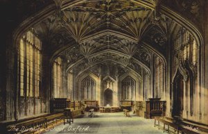 The Divinity School, Oxford (färgfoto) av English Photographer