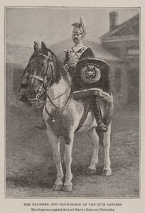 17th Lancers trummis och trumhäst av English Photographer