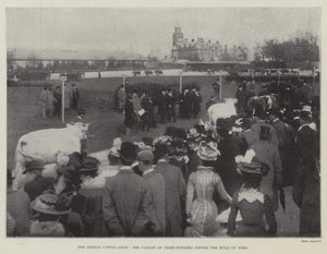 Dublin Cattle Show, paraden av pristagare inför hertigen av York