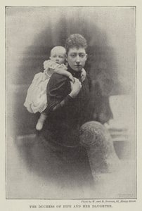 Hertiginnan av Fife och hennes dotter av English Photographer