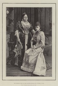 Hertiginnan av Teck och hennes dotter, prinsessan May, hertiginnan av York