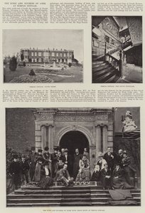 Hertigen och hertiginnan av York vid Temple Newsam
