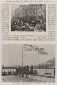 The Duke of Cornwall och Yorks Colonial Tour, scener på Gibraltar