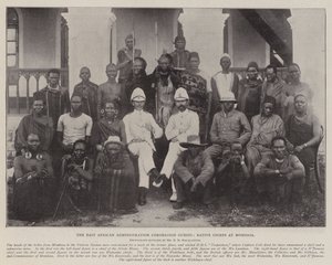 The East American Administration Coronation Guests, Native Chiefs at Mombasa av English Photographer