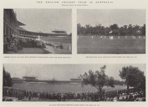 Det engelska cricketlaget i Australien
