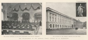 Utvidgningen av Imperial Public Library i St Petersburg av English Photographer