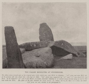 De fallna monoliterna vid Stonehenge av English Photographer