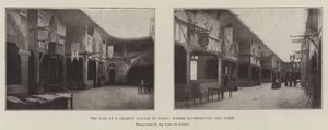 Elden på en välgörenhetsbasar i Paris, scener som representerar gamla Paris av English Photographer