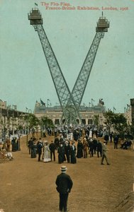 The Flip-Flap, fransk-brittisk utställning, London, 1908 av English Photographer