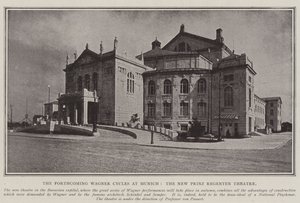 De kommande Wagner-cyklerna i München, New Prinz Regenten-teatern av English Photographer