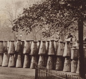 Generalstrejken 1926, mjölkdepån i Hyde Park London av English Photographer