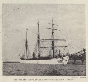 Det tyska sydpolära expeditionsfartyget Gauss av English Photographer