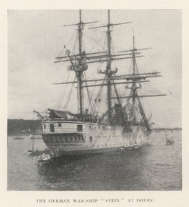 Det tyska krigsskeppet Stein vid Dover av English Photographer