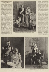Deras Majestäts guldbröllop, kung Christian IX och drottning Louise av Danmark av English Photographer