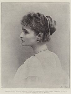 Storhertiginnan Alexandra Feodorovna (prinsessan Alix av Hessen), kejsar Nicholas II:s förlovade brud av English Photographer