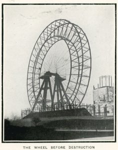 Det stora hjulet vid Earls Court, London; från The Sphere, 13 april 1907 av English Photographer
