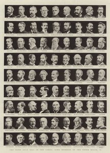 The Home Rule Bill in the Lords, Some Members of the Upper House, II av English Photographer