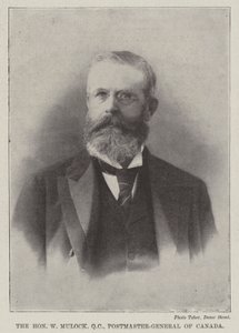 Den ärade W Mulock, QC, postmästare-general i Kanada av English Photographer