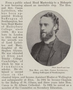 Den ärade och vördade kanon Lyttelton, biskop Suffragan av Southampton av English Photographer